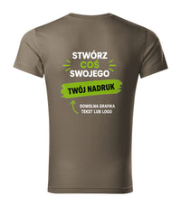 Slim Fit V-neck — army (2)
