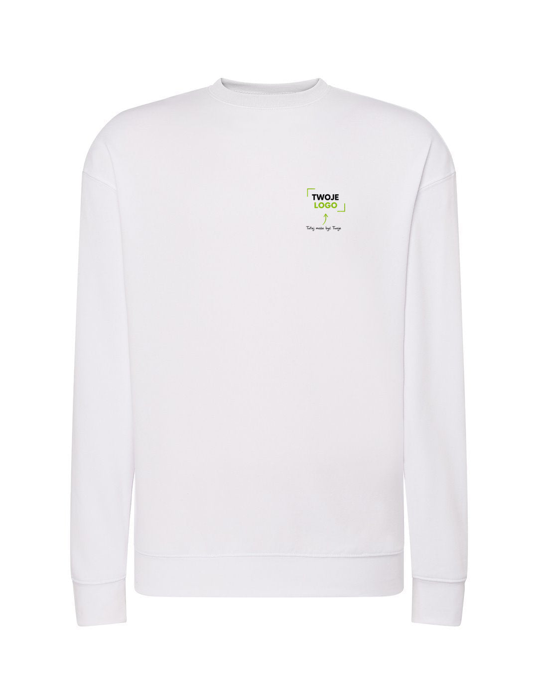 Bluza z haftem logo — bawełna z poliestrem 265 g · JHK JT SWCR