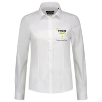 Fitted Stretch Blouse — biały (3)