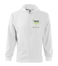 Trendy Zipper — biały