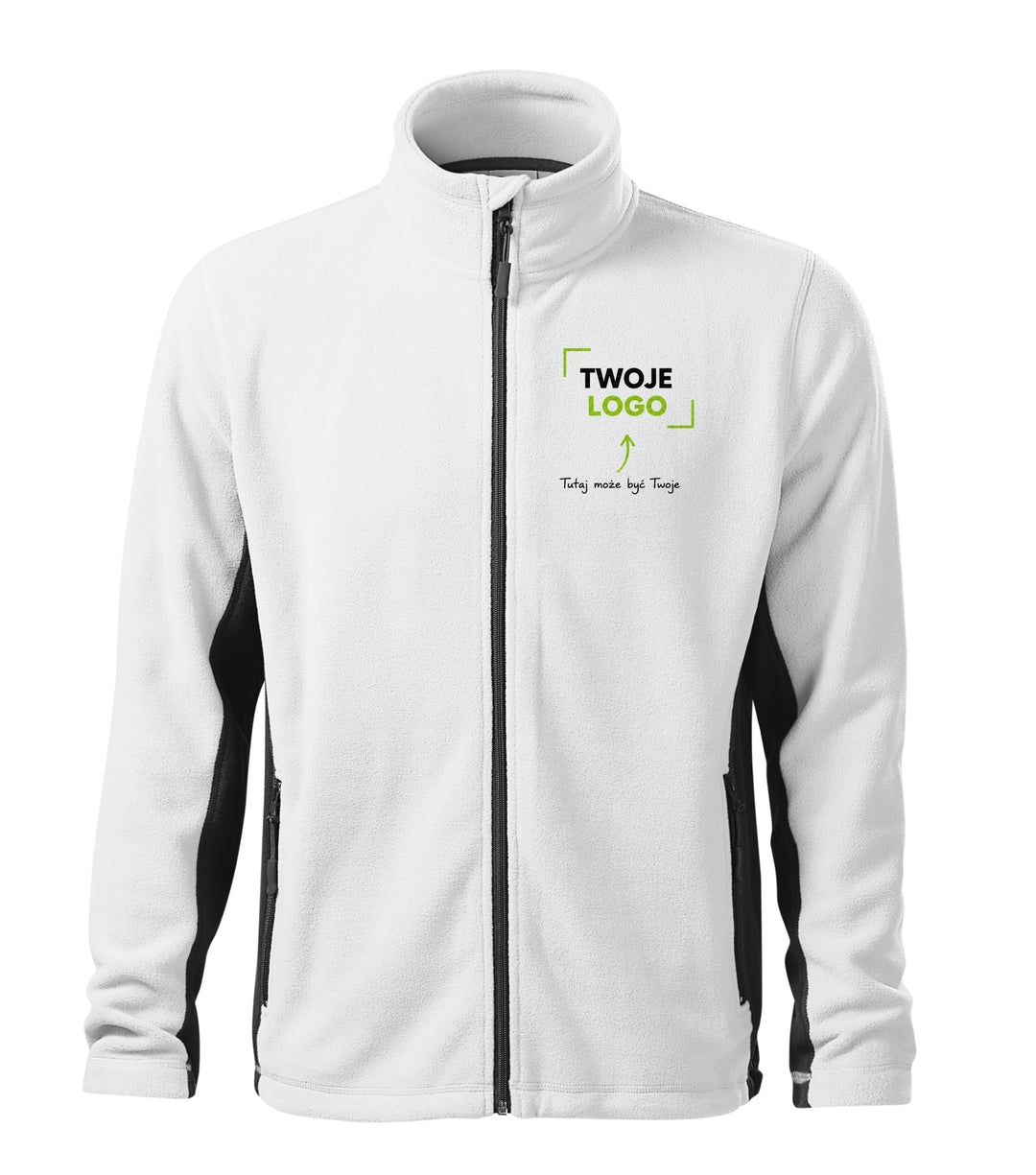 Polar męski z haftem logo — poliester 220 g · MALFINI Frosty
