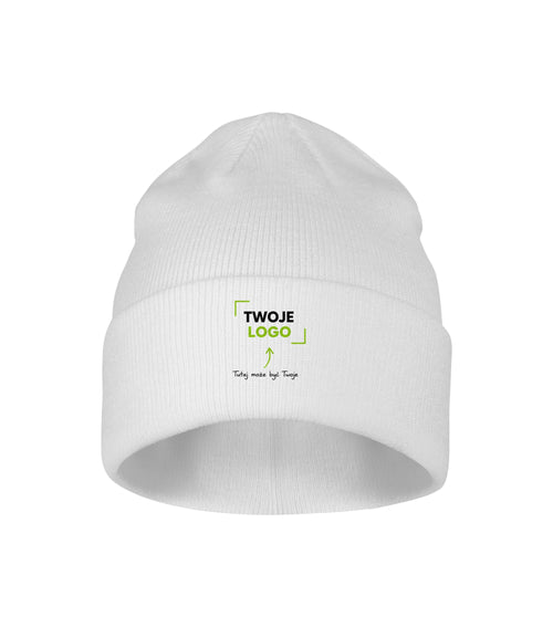 Beanie — biały