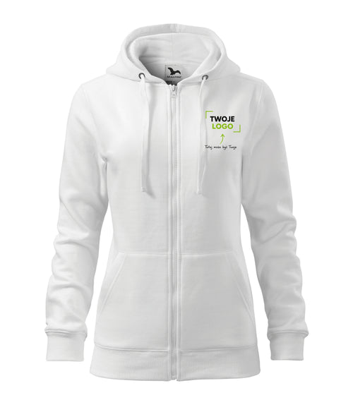 Trendy Zipper — biały