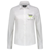 Fitted Stretch Blouse — biały