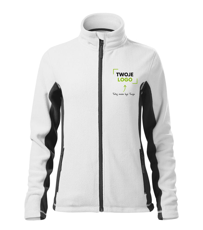Polar damski z haftem logo — poliester 220 g · MALFINI Frosty
