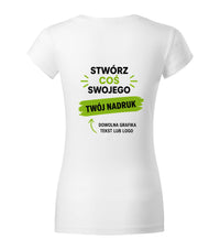 Fit V-neck — biały (2)