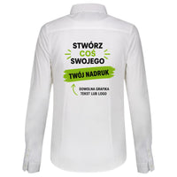 Fitted Stretch Blouse — biały (2)