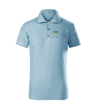 Pique Polo Free — błękitny