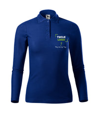 Pique Polo LS — chabrowy