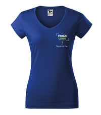 Fit V-neck — chabrowy
