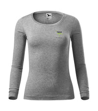 Fit-T LS — ciemnoszary melanż