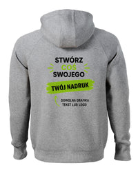 Vertex Hoodie — ciemnoszary melanż (2)