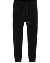 SWPANTSK240 KID PANTS CUFF FRENCH TERRY — czarny