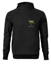 Vertex Hoodie — czarny
