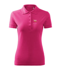 Pique Polo Free — czerwień purpurowa