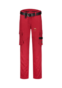 Work Pants Twill Women — czerwony