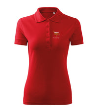 Pique Polo Free — czerwony