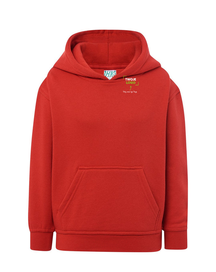 Bluza dziecięca z haftem logo — bawełna z poliestrem 290 g · JHK SWRK KNG
