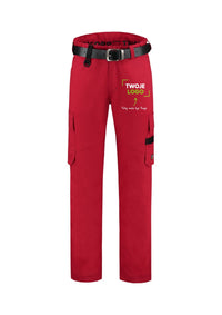 Work Pants Twill — czerwony (3)