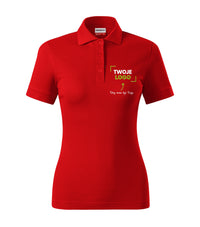 Resist Heavy Polo — czerwony