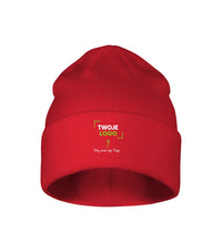 Beanie — czerwony