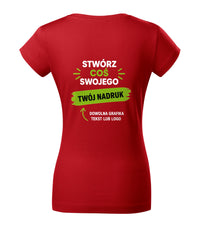 Fit V-neck — czerwony (2)