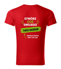 Slim Fit V-neck — czerwony (2)