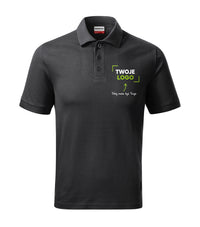 Resist Heavy Polo — ebony gray