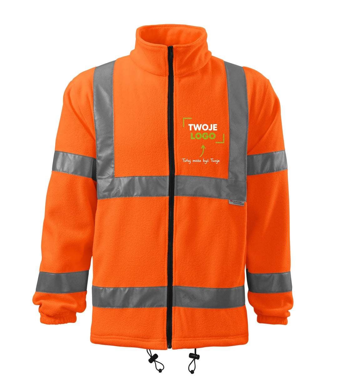 Polar z haftem logo — poliester 280 g · RIMECK HV Fleece Jacket