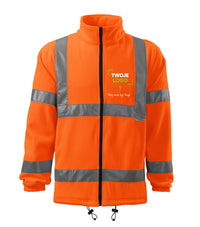 HV Fleece Jacket — fluorescencyjny pomarańczowy