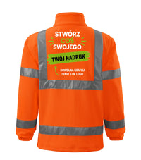 HV Fleece Jacket — fluorescencyjny pomarańczowy (2)