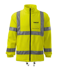 HV Fleece Jacket — fluorescencyjny żółty (3)