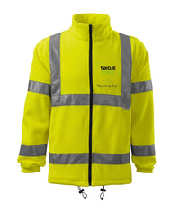 HV Fleece Jacket — fluorescencyjny żółty