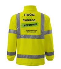 HV Fleece Jacket — fluorescencyjny żółty (2)