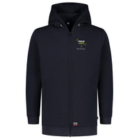 Hooded Sweat Jacket Washable 60°C — granatowy