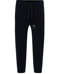 SWPANTSK240 KID PANTS CUFF FRENCH TERRY — granatowy