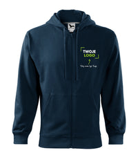 Trendy Zipper — granatowy