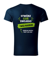 Slim Fit V-neck — granatowy (2)