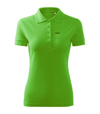 Pique Polo Free — green apple