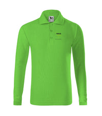 Pique Polo LS — green apple