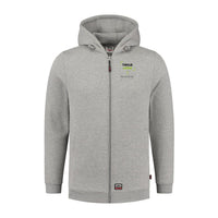 Hooded Sweat Jacket Washable 60°C — grey melange