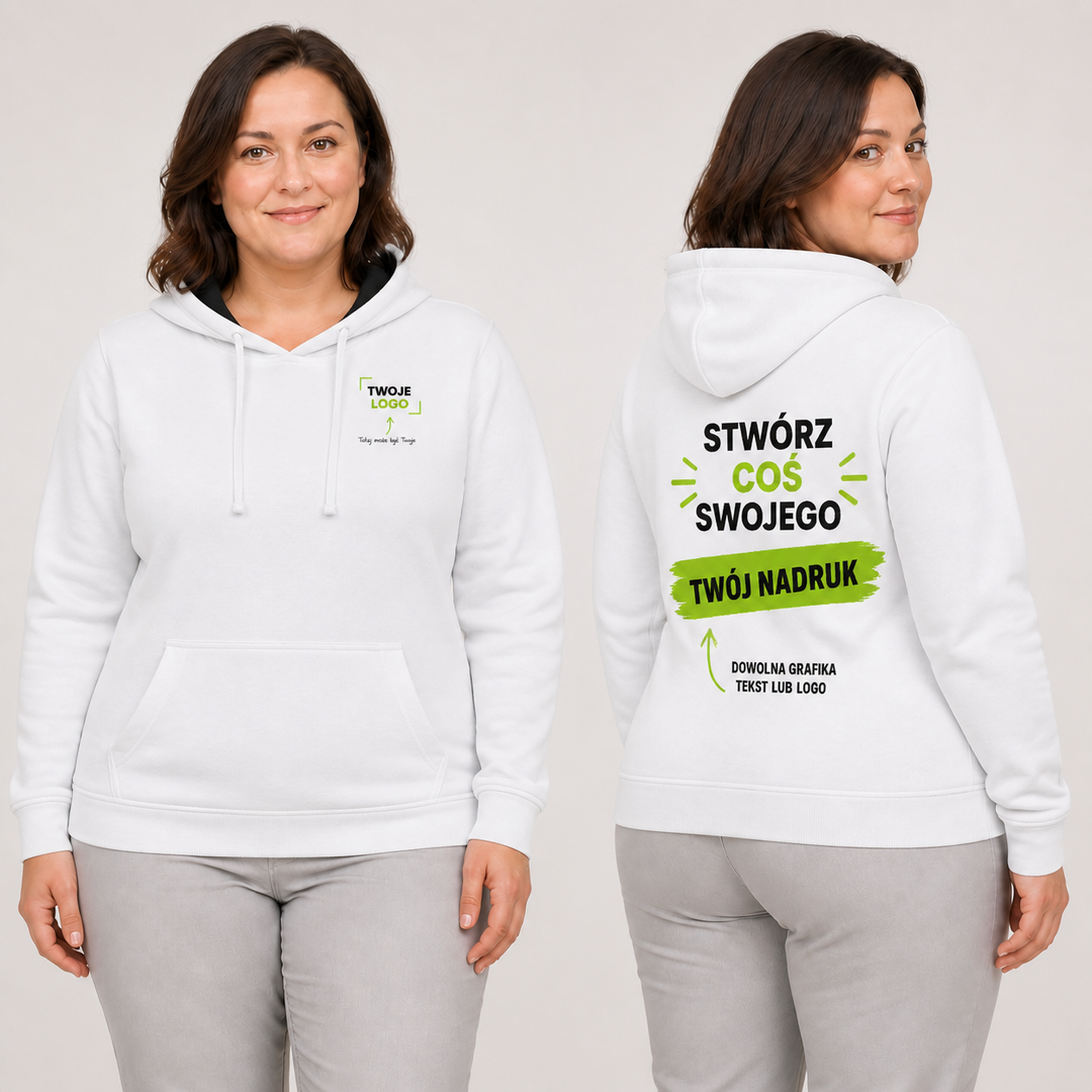 Bluza z własnym nadrukiem — bawełna z poliestrem 265 g · JHK SW OCECTR