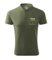 Pique Polo — khaki