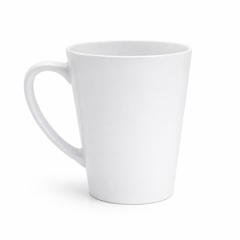 Kubek latte z własnym nadrukiem