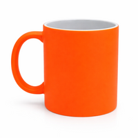 Kubek neonowy z nadrukiem 330 ml — pomarańczowy