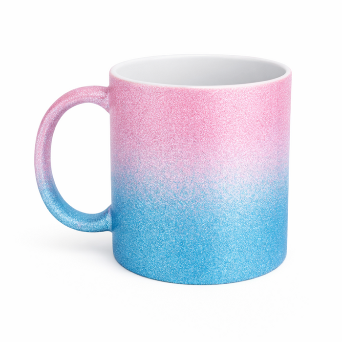 Kubek cieniowany ombre z własnym nadrukiem 330 ml