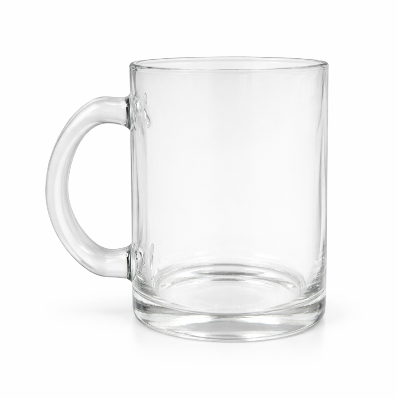 Kubek szklany z własnym nadrukiem 330 ml