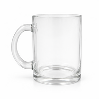 Kubek szklany z nadrukiem 330 ml — przezroczysty