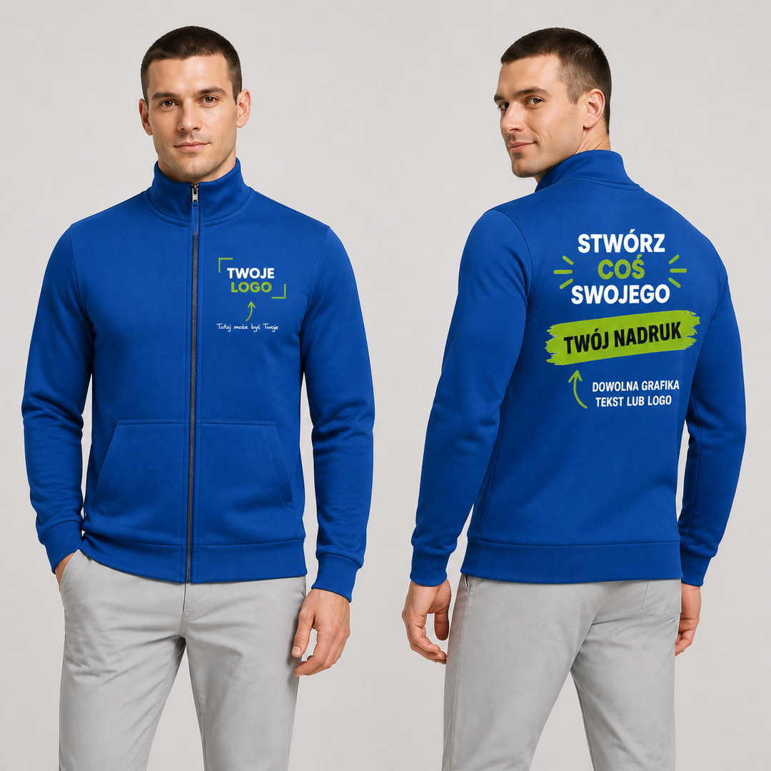 Bluza męska z własnym nadrukiem — bawełna z domieszką 300 g · MALFINI Adventure