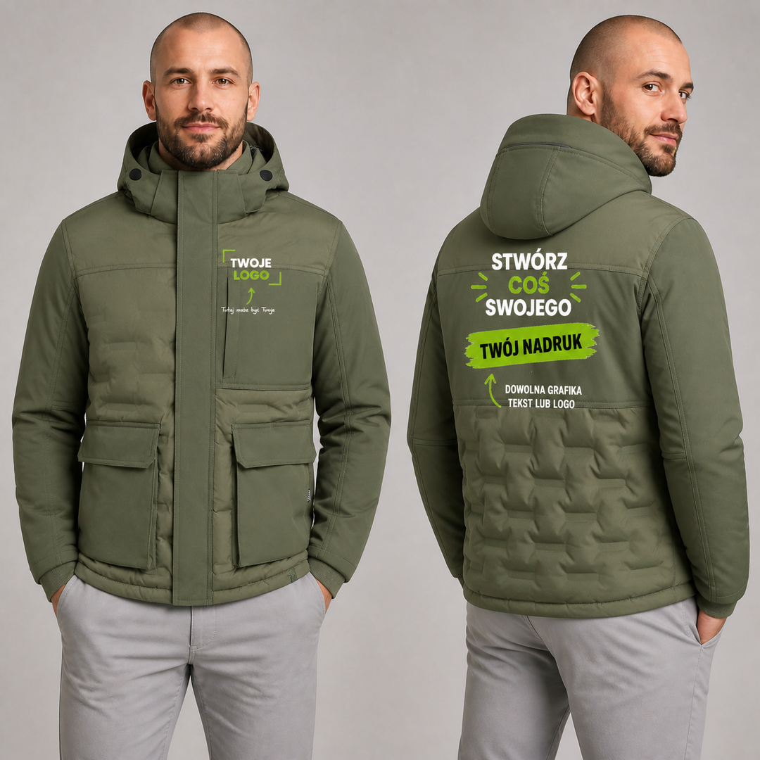 Kurtka z własnym nadrukiem — poliester 175 g · Tricorp Puffer Jacket Rewear